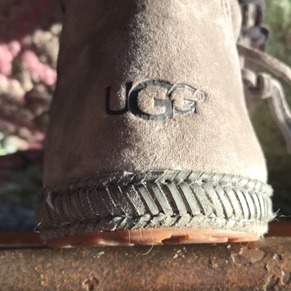 Ugg Dove Grey Suede Boots - Picture 5 of 5